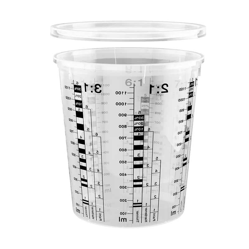 1370ml PP Automobilfarben -Mischbecher mit Deckel