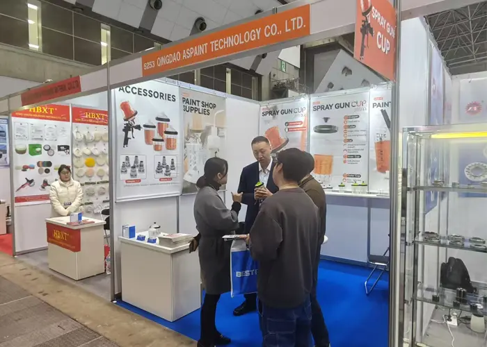 Qingdao Espant Technology Co., Ltd., leuchtet auf der 2025 Tokyo International Auto Parts Show (IAAE) mit einem Sprühpistolenbecher.