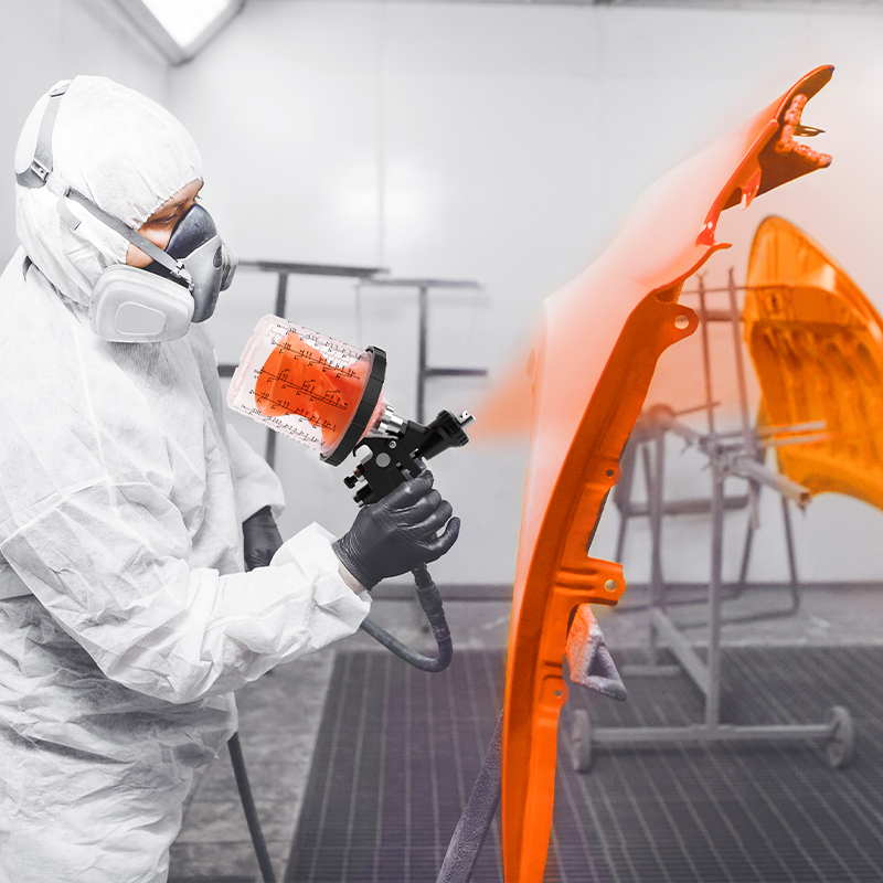 Befüllen, verschließen, besprühen – fertig!