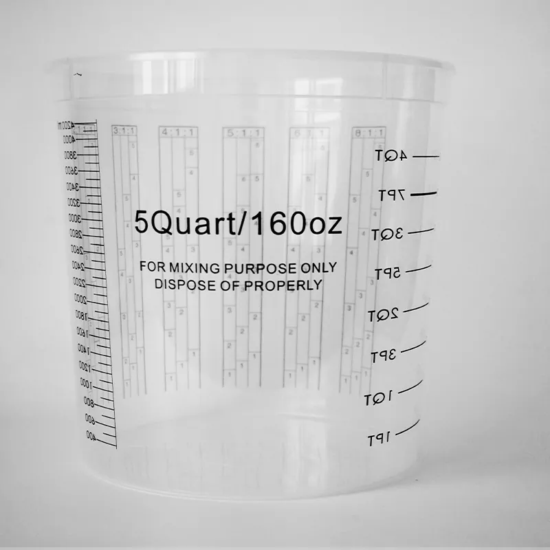 5000 ml PP Automobilfarben -Mischbecher mit Deckel