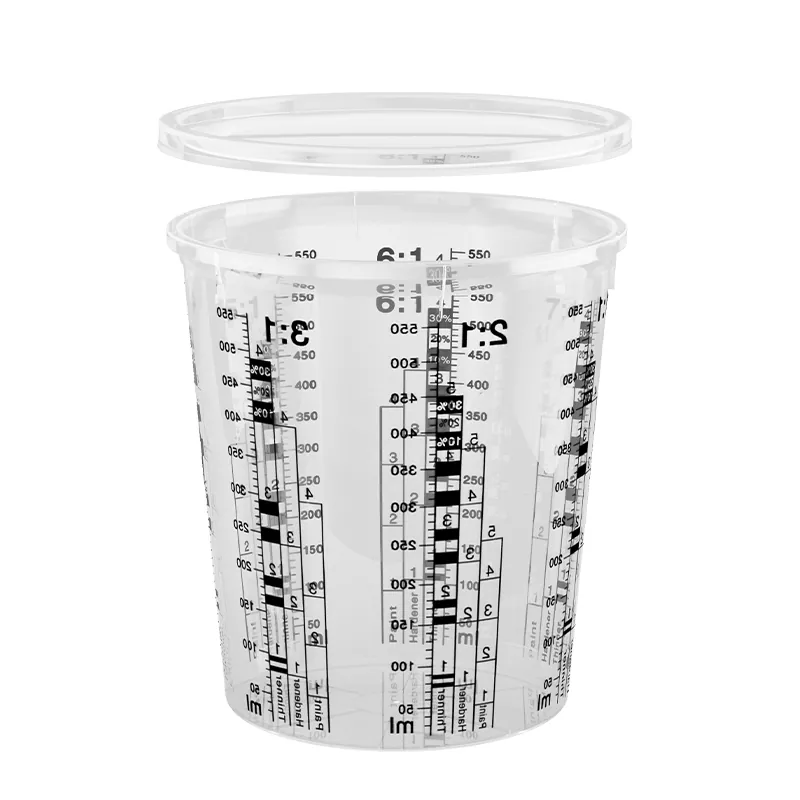 680 ml PP Automobilfarben -Mischbecher mit Deckel